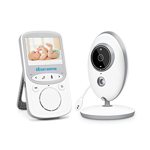 BOIFUN 5 Babyphone mit Kamera 1080P Display Video Nachtsicht Monitor  Temperatur