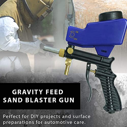 Uadme Sandstrahlpistolen-Kit - ABS-Aluminium-2-Steuerungs