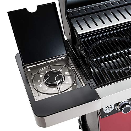 Maxxus Gasgrill Bbq Chief Brenner Seitenbrenner Edelstahl Gusseisen Grillrost