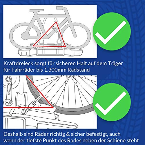 Westfalia BC 60 Fahrradträger für Anhängerkupplung inkl. Tasche, für 2  Fahrräder, E-Bike geeignet, zusammenklappbar.