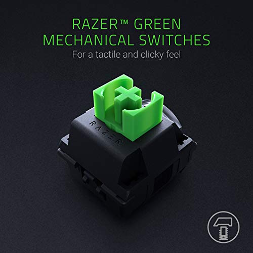 Razer BlackWidow 2019 Gaming-Tastatur: grüne mechanische Schalter
