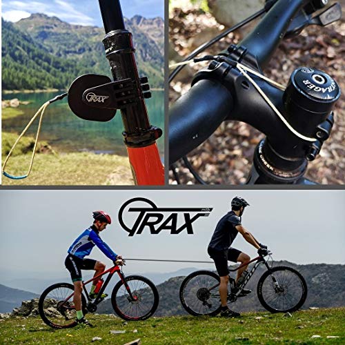 Trax MTB Abschleppsystem für Fahrrad/Zyklen/E-Bike, Erwachsene, Unisex,  Schwarz, Standard : : Sport & Freizeit