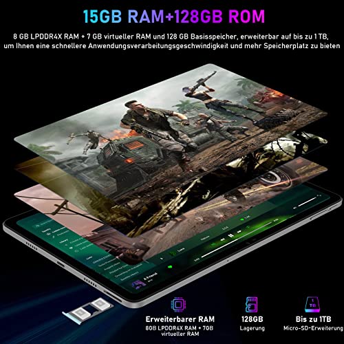 Doogee Tablet 2023, T10 10.1 Fhd+ Android 12, 15gb+128gb Octa