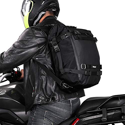 Wildken Motorrad Hecktasche 10/20/30L, Multifunktional, Wasserdicht.  Geeignet als Gepäckträgertasche, Motorradtasche, Gepäcktasche, Hinterrad  Tasche, Rücksitztasche oder Satteltasche.