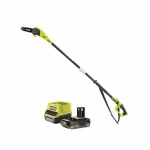 RYOBI 18 V ONE+ Akku-Hochentaster RPP182020 (Schwertlänge 20 cm, Kettengeschwindigkeit 5,5 (m/s), Reichweite bis 4m, autom.Kettenschmierung, inkl. 1 x 2,0Ah Akku & Ladegerät im Karton)